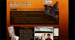 Desktop Screenshot of elmcitytattoo.com